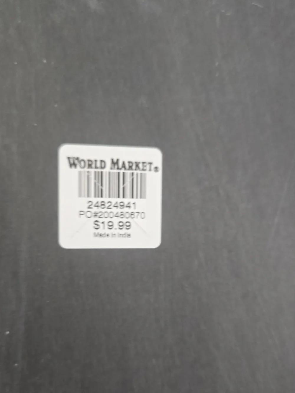 Cost Plus World Market Metal Postal Tray - Dark Gray - Picture 2 of 9